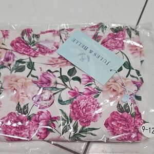 Jules and Belle pink long sleeve floral dress 9-12 month